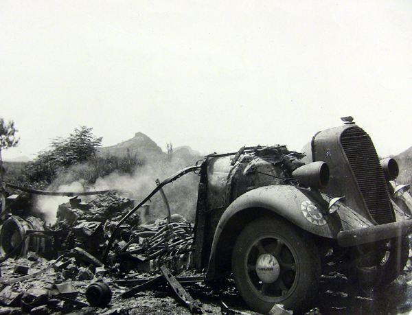 Bombed out Chinese Ambulance 1939