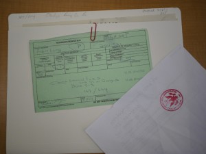 photo of Li Ling-Ai's Chinese Exclusion File