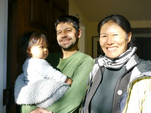 Ann Kaneko with Julio and Ceiba Photo of Ann Kaneko with Julio and Ceiba
