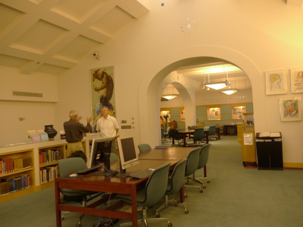 Photo of the Reading Room of the Margaret Herrick Library