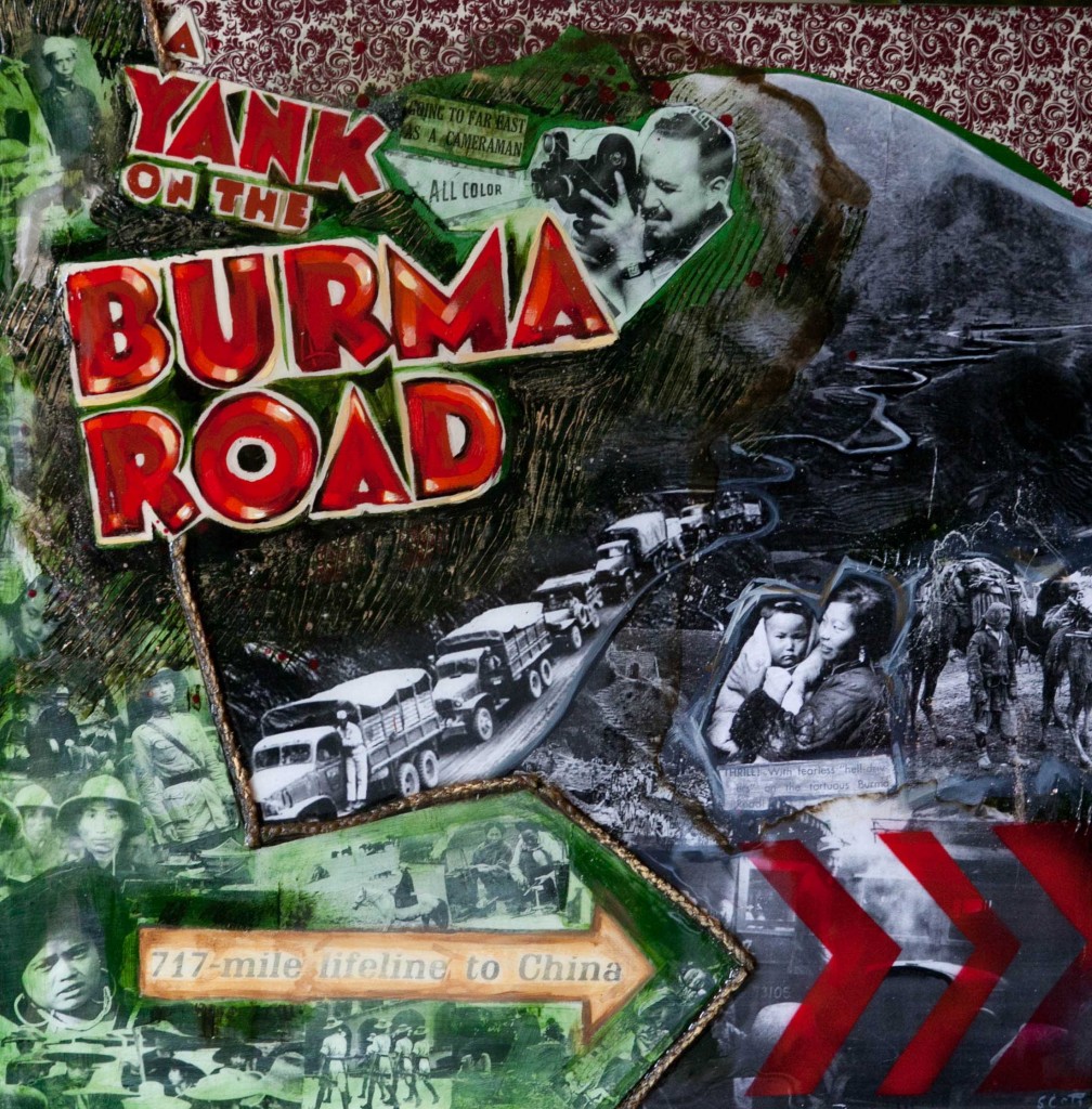 "Burma" Mixed Media by Michelle Scott for the KUKAN Series