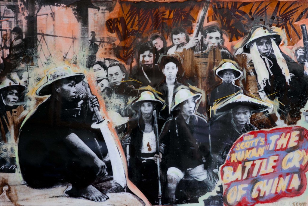 "Guerillas" Mixed Media by Michelle Scott