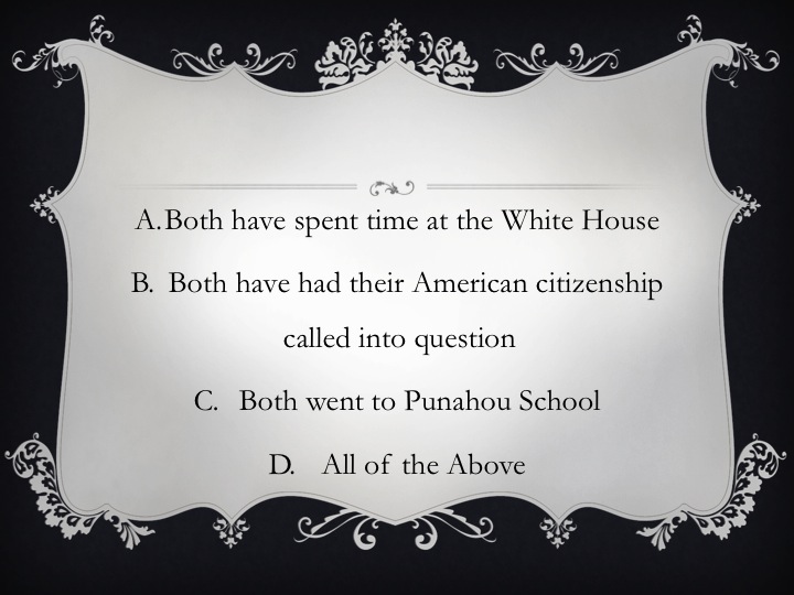 Presidential Trivia Slide 2