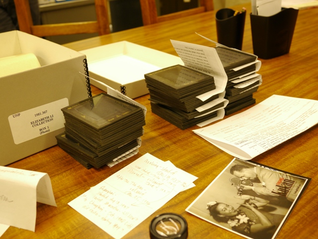 Lantern slides of 1937 Nanking taken by Rey Scott during pre-production for KUKAN