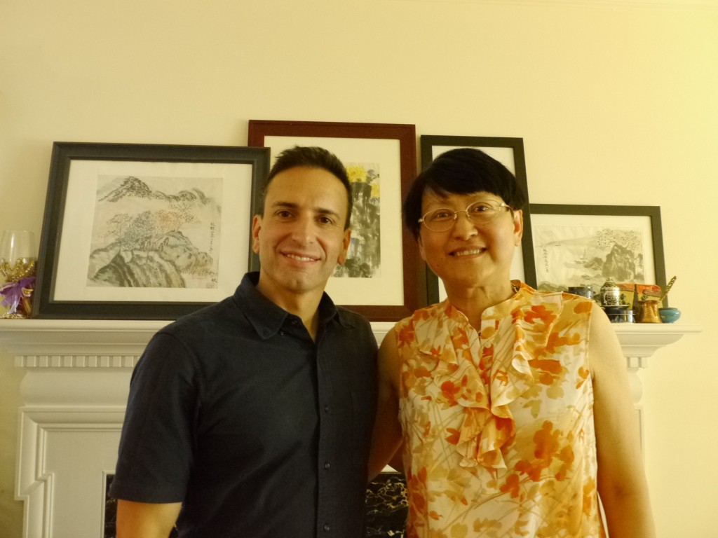 DP Frank Ayala with Danke Li, author of ECHOES OF CHONGQING, WOMEN IN WARTIME CHINA