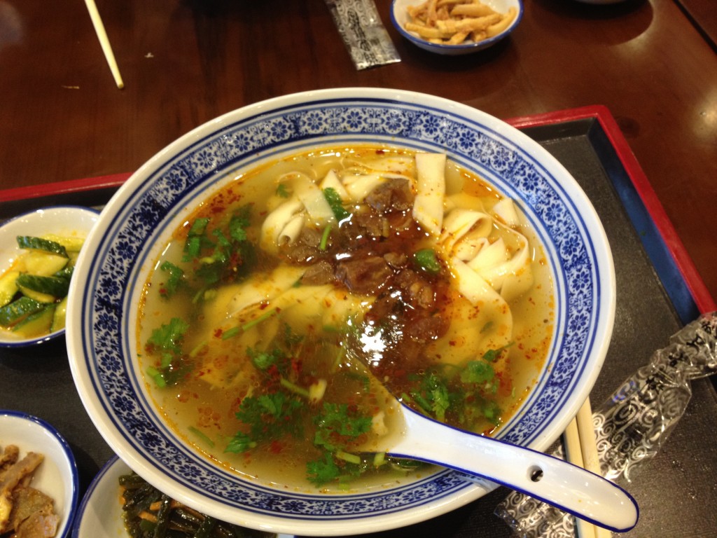 Nothing like restorative noodle soup after studying about wartime massacres. One of my favorite China meals was at the Nanjing airport.